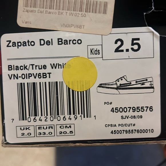 Vans Del Barco Black - Picture 3 of 3